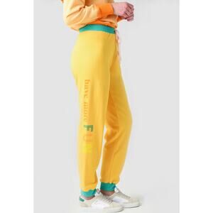 Warm Fun Women’s Aloha Sweatpants Yellow XS
